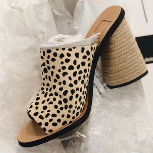 Dolce Vita Alba Heels Leopard Size 7.5